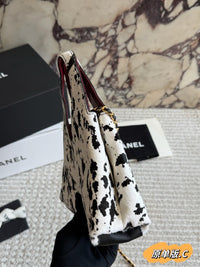 Pony Hair Printed Chic Lady Shopping Tote
