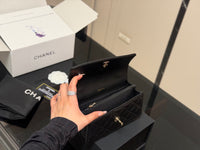 Caviar Trendy Handle Clutch