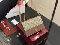 Marmont Bi-color Wallet On Chain