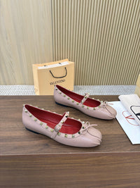 Garavani Mary Jane Rockstud Ballerinas