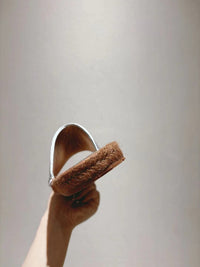 Nappa Leather Espadrille Sliders