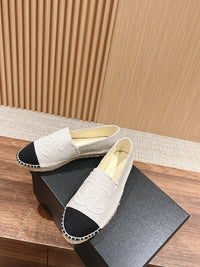 Tweed Leather Espadrilles