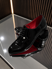 Chambeliss Patent Leather Derby Shoes