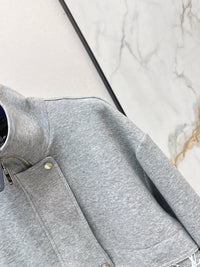26S Monogram Accent Zip-Up Jacket