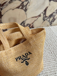 Raffia Woven Tote Bag