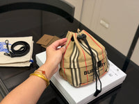 Phoebe Icon Stripe Drawstring Pouch
