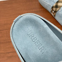 Check Suede Urchin Clogs