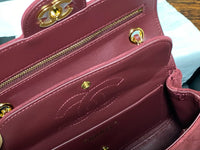 Suede Flap Bag