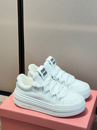 Lace-Up Platform Sneakers