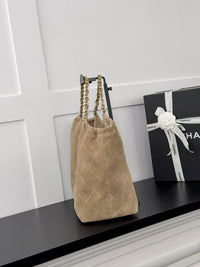 26C Suede Shopping Tote