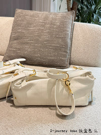 D-Journey Leather Hobo Bag