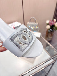 Bianca Leather Slides