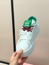 Lace-Up Platform Sneakers