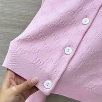 Fine Fabric Jacquard Cardigan