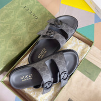 Double Strap Slide Sandals