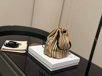 Phoebe Icon Stripe Drawstring Pouch