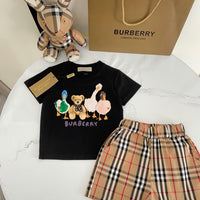 Duck Teddy Check Set