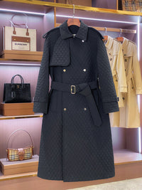 Quilted Trench Coat