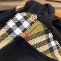 Vintage Check Panel Hoodie