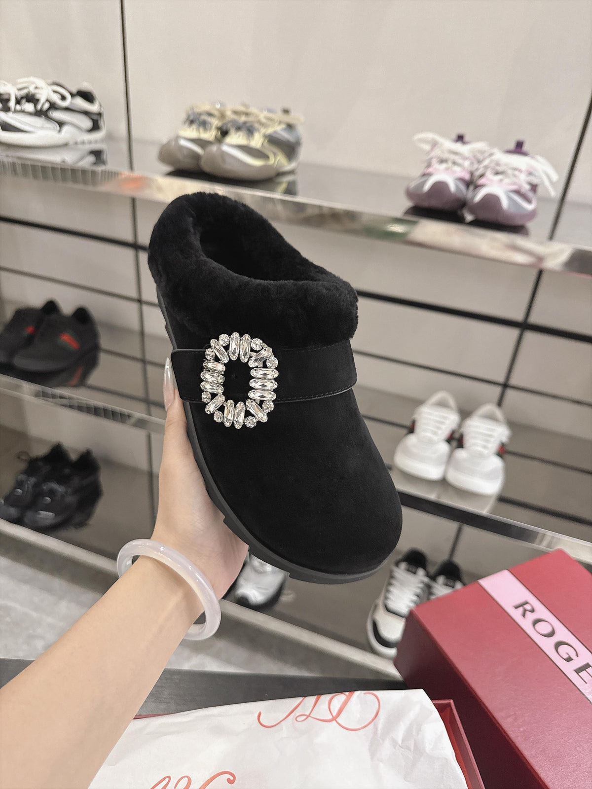 Slidy Viv' Suede Mules