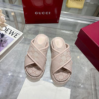 Angelina Platform Slide Sandals