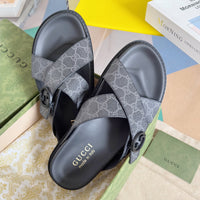 Double Strap Slide Sandals