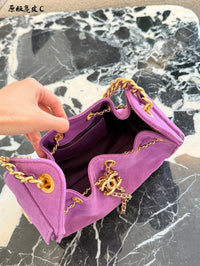 Suede Hobo Bag