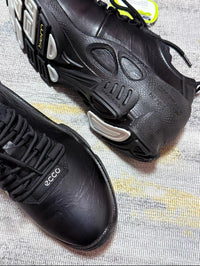 ECCO Black Leather Comfort Sneakers