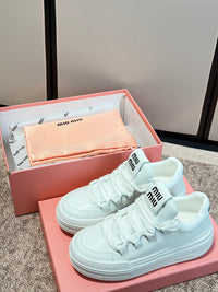 Lace-Up Platform Sneakers