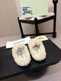 26S Shearling Knight Runner Mules