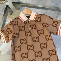 Jacquard Polo T-Shirt & Shorts Set