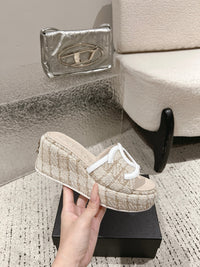 Platform Slide Sandals