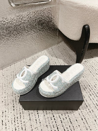Platform Slide Sandals