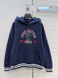 26S Signature Print Varsity Stripe Hoodie Set