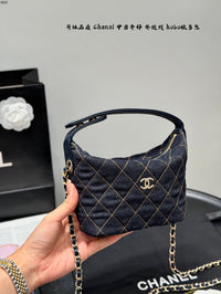 Hobo Bag Dark Blue Denim
