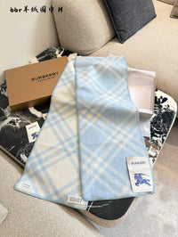 Check Wool Scarf