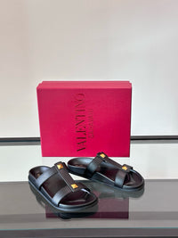 Garavani VLogo Calf Leather Slides