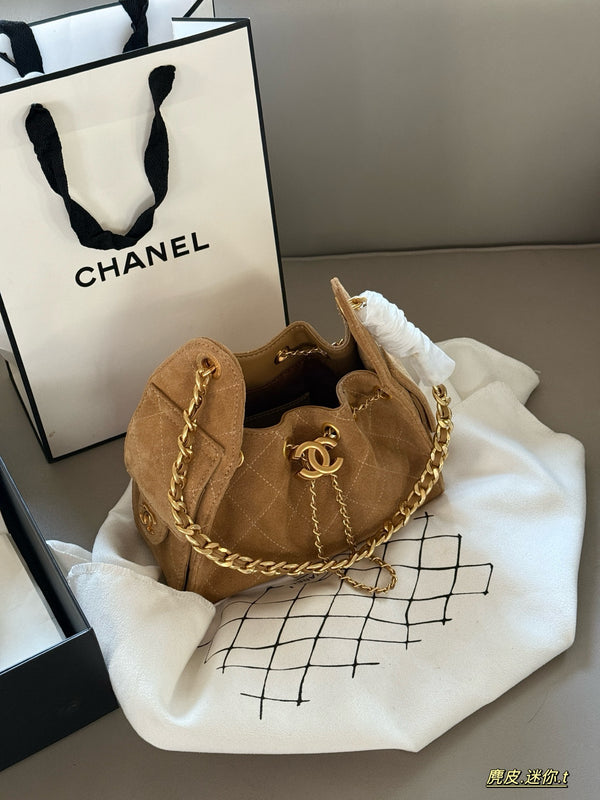 25 Mini Bag Suede Calfskin