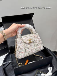 23K Kelly Top Handle Mini Flap Bag