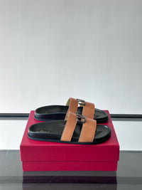 Garavani VLogo Calf Leather Slides