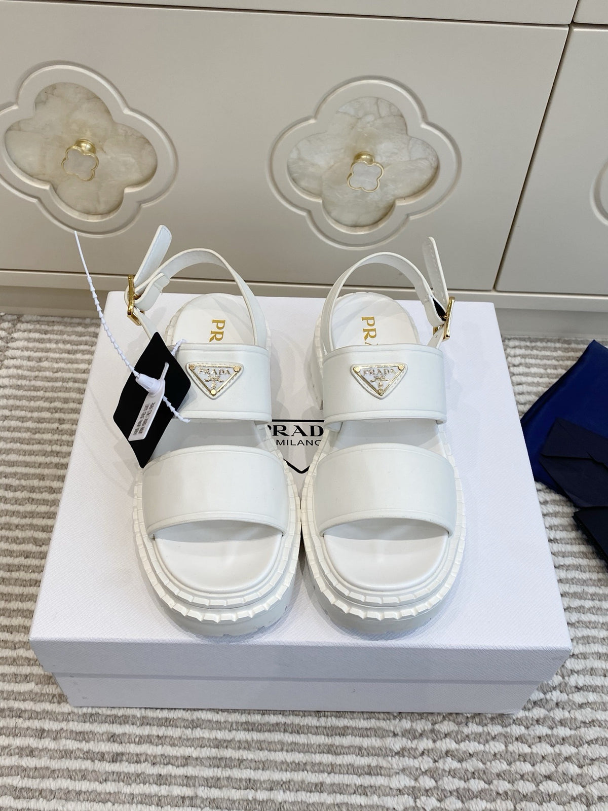Leather Platform Sandals