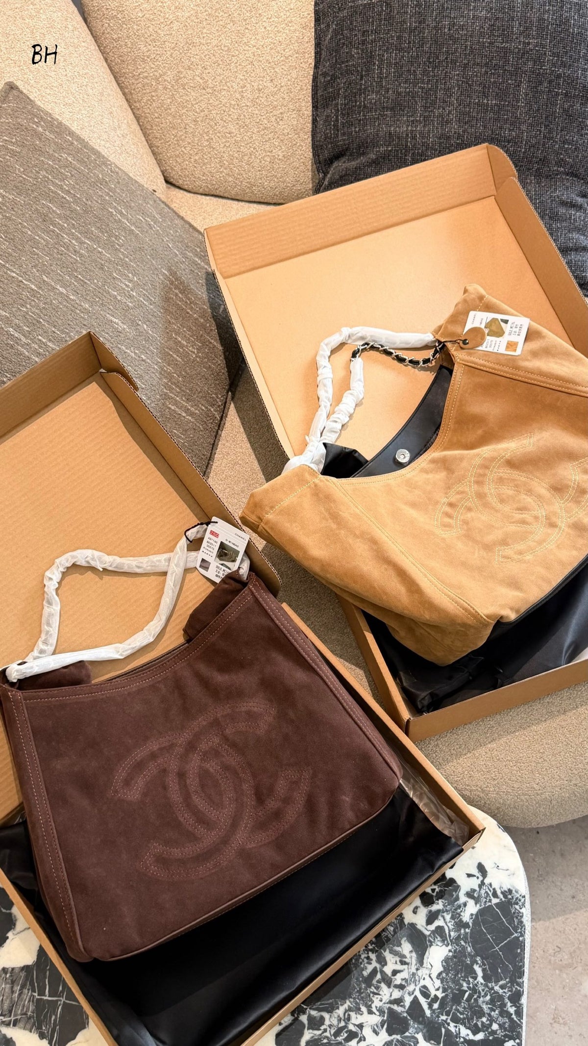26S Suede  Hobo Bag