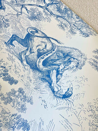 Toile de Jouy Yoga Mat