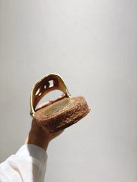 Nappa Leather Espadrille Sliders