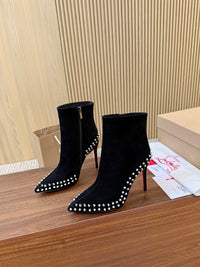 Kate Max Suede Ankle Boots