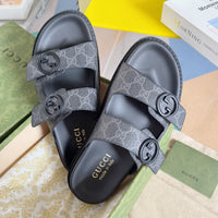 Double Strap Slide Sandals