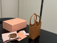 Ivy Leather Top Handle Bag