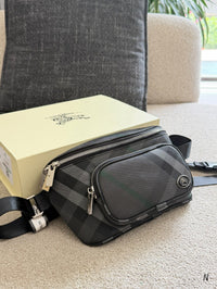 Grid Belt Bag