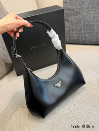 Cleo Brushed Leather Shoulder Bag