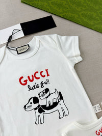 Puppy Bodysuit & Bib Set